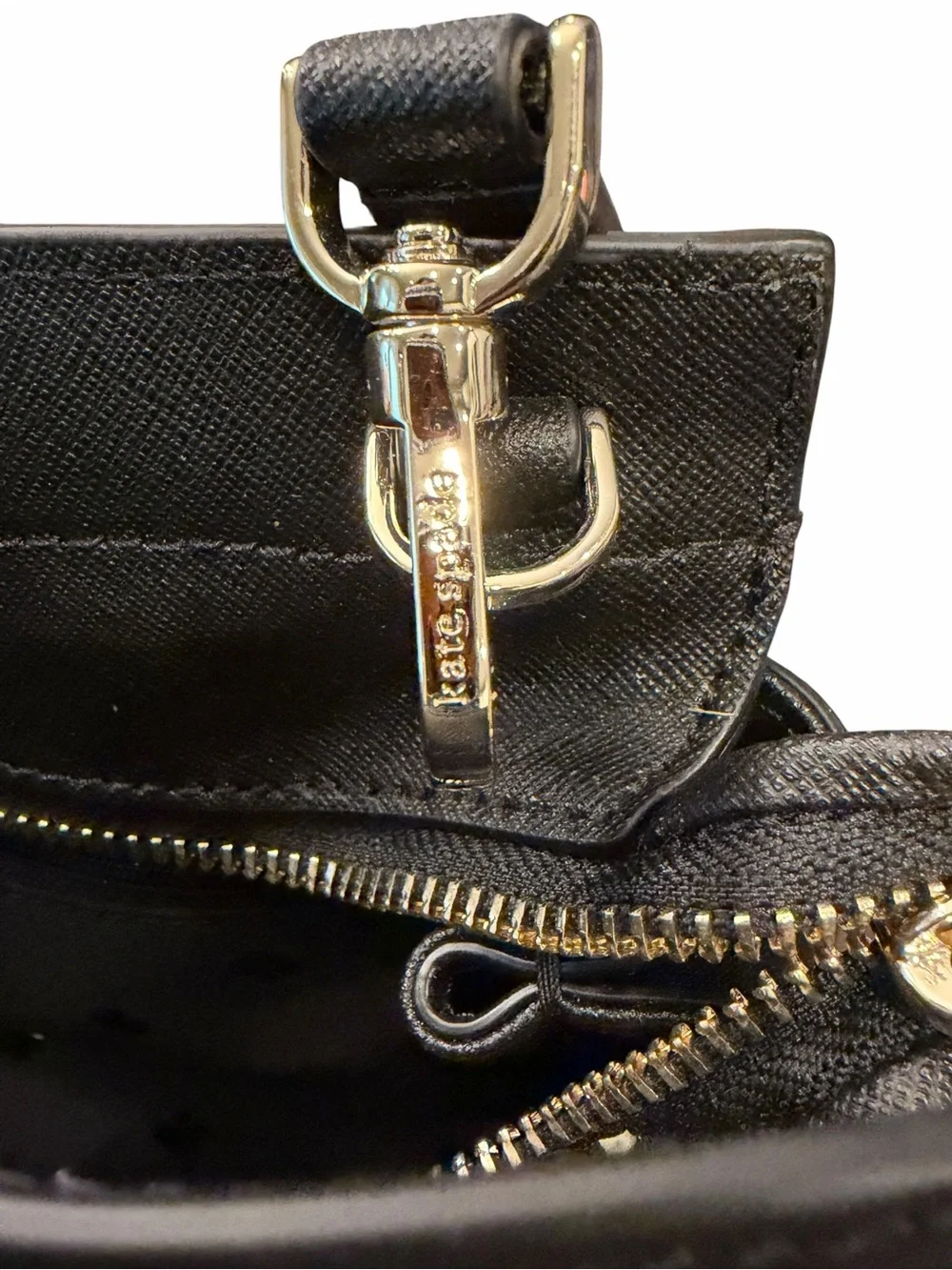 kate spade new york Cameron Satchel Shoulder Tote Crossbody Bag Medium Black NEW